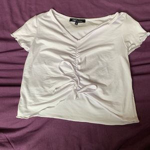 large white shirt